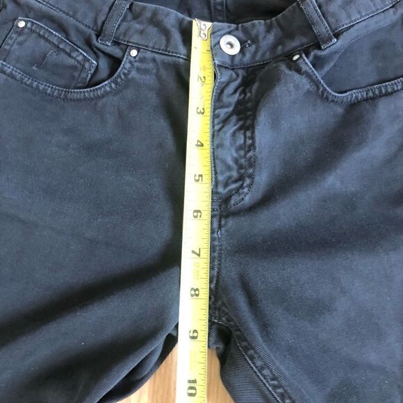 Fabiana Filippi Skinny Black-Gray Jeans Silver Line Pockets - Picture 8 of 11